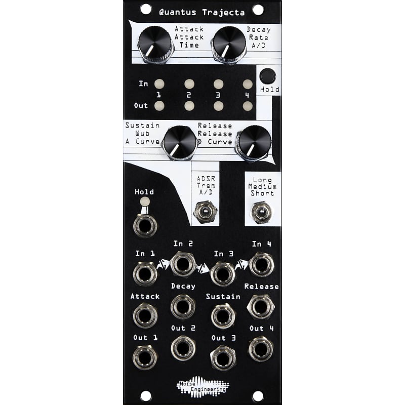 Noise Engineering Quantus Trajecta Black Envelope Modular Reverb