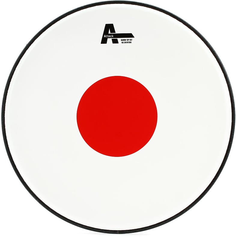Attack Baron Top Dot Coated Snare Drum Batter Head - 13-inch (3-pack) Bundle image 1