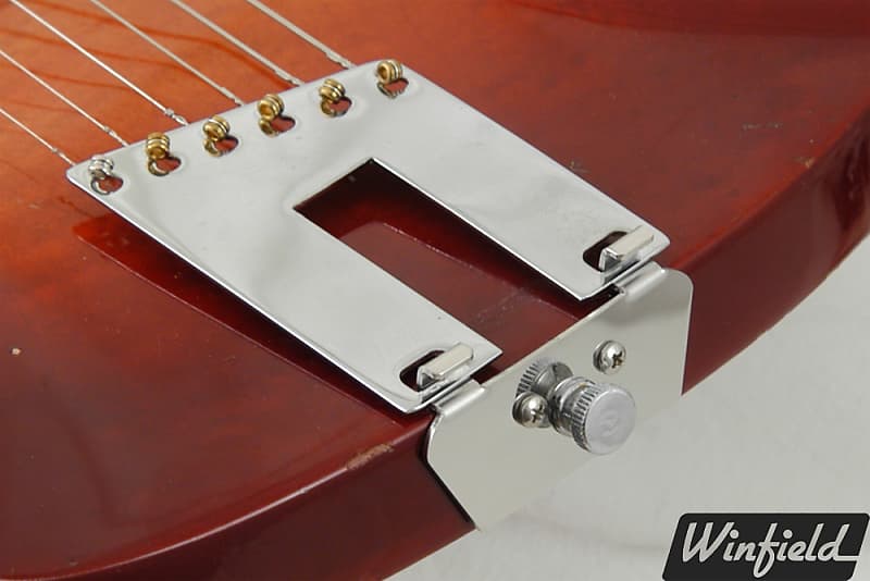 The original left-handed 6-string trapeze tailpiece conversion kit for  Rickenbacker guitars.