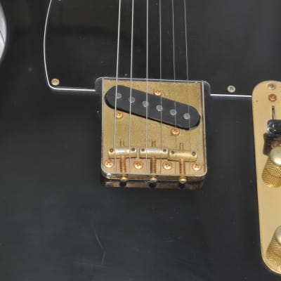Fender JapanTLG80-60 '80 Black & Gold Telecaster Electric Guitar Ref No.6067 image 6
