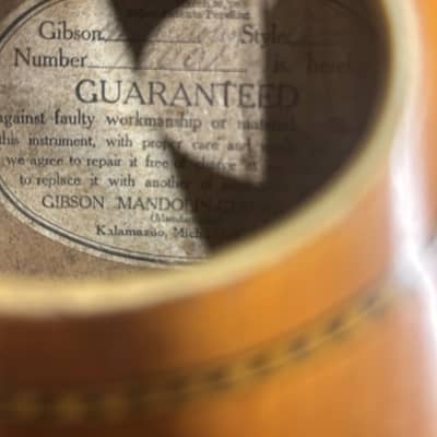 Gibson Style A Mandolin 1914 - Natural image 5