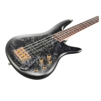 Ibanez SR300EDXBZM SR Standard 4 String Electric Bass - Black Ice Frozen Matte image 3