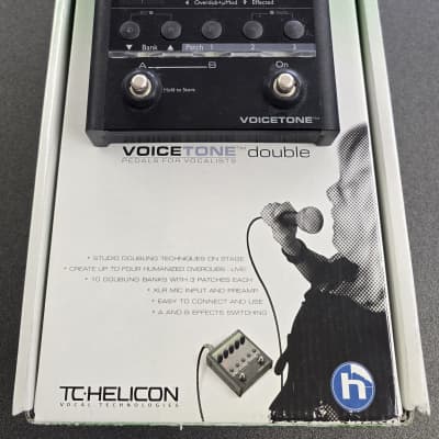 TC Helicon Voicetone Double Doubler Overdubbing Vocal Effect