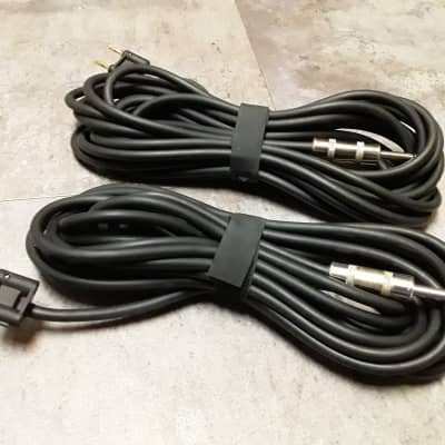 Heavy Gauge 1/4" to Banana Cables Pair - 25ft. Length - *Great for Studio Monitors* image 4