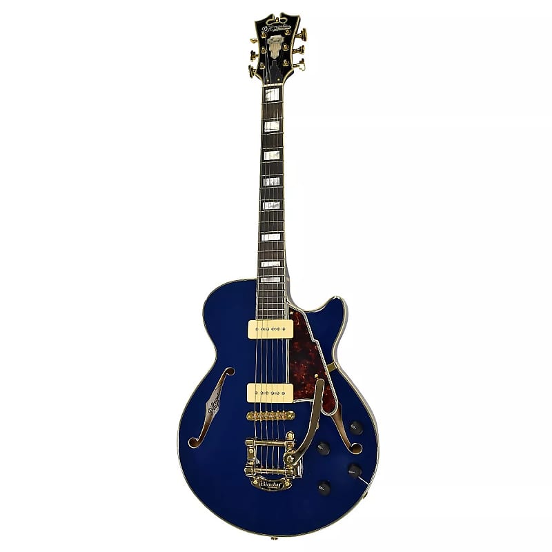 D'Angelico Excel SS Shoreline Semi-Hollow with Bigsby image 1