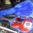 Gibson SG w/OX4 Pickups & Gibson Chainsaw Case 1990 Red