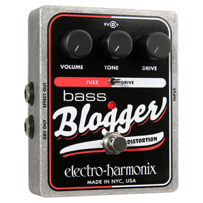 New Electro-Harmonix EHX Bass Blogger Distortion / Overdrive Guitar Effects Pedal!