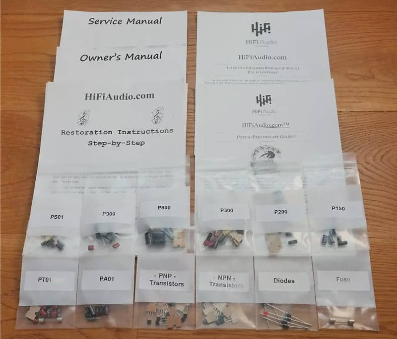 Marantz 150 restoration kit filter capacitor repair rebuild fix  			