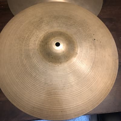 Zildjian Vintage Cymbal Pack (20" Ride,18" Crash, & 14" Hi Hats) 70s image 11