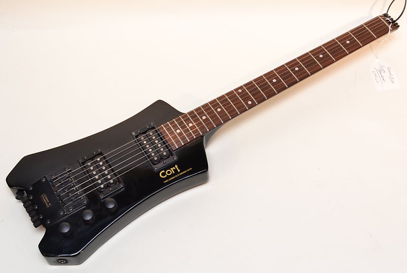 Cort Headless Electric Guitar Black Finish Pro Setup (AS IS Reverb