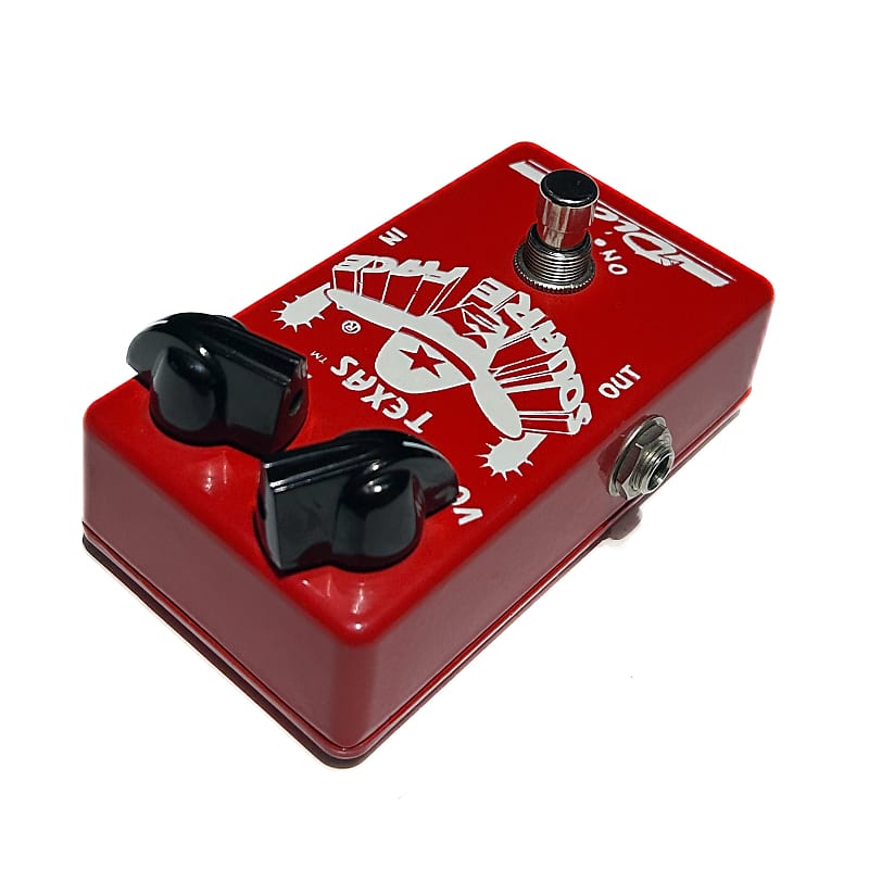 Cesar Diaz Texas Square Face NTE123 Red Fuzz SRV Guitar Pedal