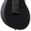 ESP LTD Viper-7-Black Metal Electric Guitar, Black Satin