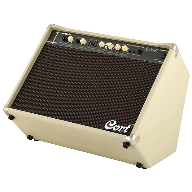Cort AF60 60Watt Acoustic Guitar Amplifier with Mic Input Reverb