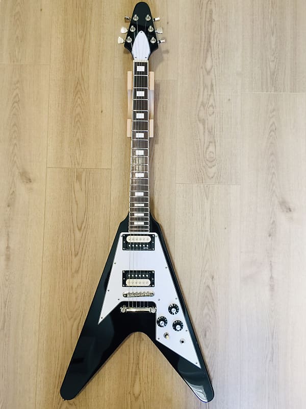 Edwards (by ESP) Flying V '67 Black (E-FV-120D) | Reverb