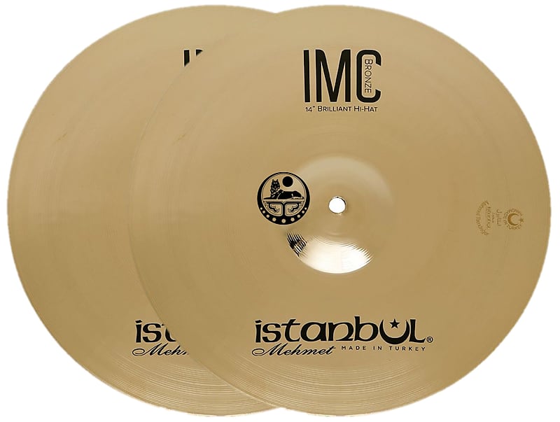 Istanbul Mehmet Cymbals 14" IMC Brilliant HiHat Reverb