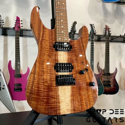 Charvel USA Custom Shop Special Edition DK24 Electric Guitar w/ Case-Natural image 3