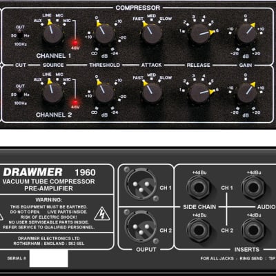 Drawmer 1960 2-Channel Mic Pre / Compressor | Reverb