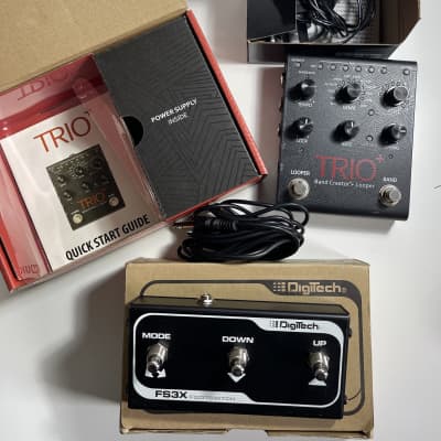 DigiTech Trio Plus with FS3X Footswitch with 8g micro SD card for sale