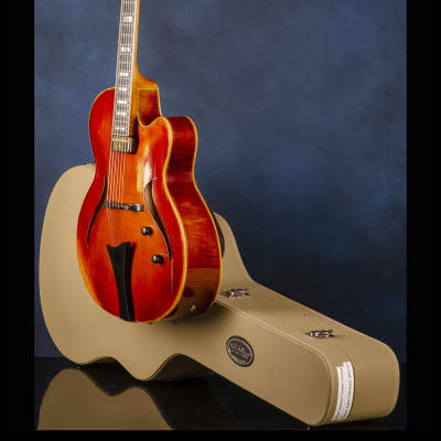 Hofner Jazzica Custom Vintage - 'Factory Aged' 2003 Faded vintage 'Celloburst' image 5