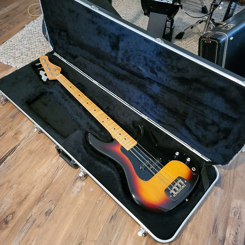 G&L SB1 4 String Bass Guitar USA Sunburst 1986 Sunburst Reverb