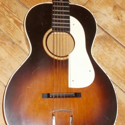 1940's Paramount Parlor Guitar With Original Case image 2