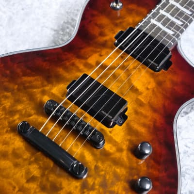 ESP E-II Eclipse EC QM FL Tyger Eye Sunburst [Made in Japan