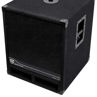 (2) Rockville RPG12 12" Powered 1600w DJ PA Speakers+(2) 15" Powered Subwoofers image 3