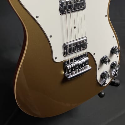 Schecter PT Fastback Electric Guitar Gold Top Finish image 5