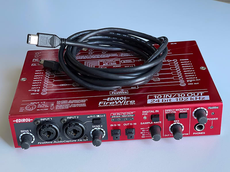 Roland Edirol Fa -101 FA-101 FireWire Audio Interface | Reverb