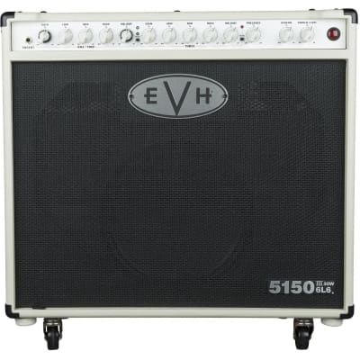 EVH 5150III 50-Watt Amplifier with 6L6 112 Power Tube and 12  Speaker, 120V, Ivory image 6