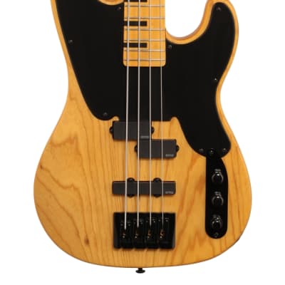 Schecter Model-T Session Bass Guitar Aged Natural Satin image 3