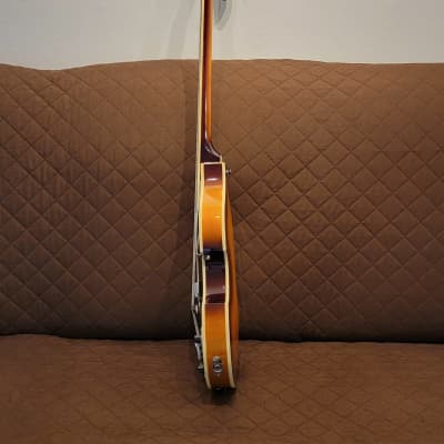 Jay Turser JTB-2B-VS Series Semi-Hollow Violin Shaped Body Maple Neck 4-String Electric Bass Guitar image 2