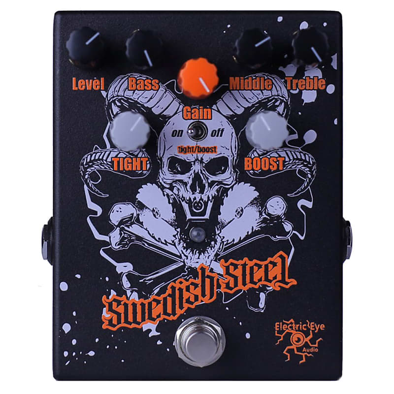 Electric Eye Audio Swedish Steel Distortion Pedal Reverb