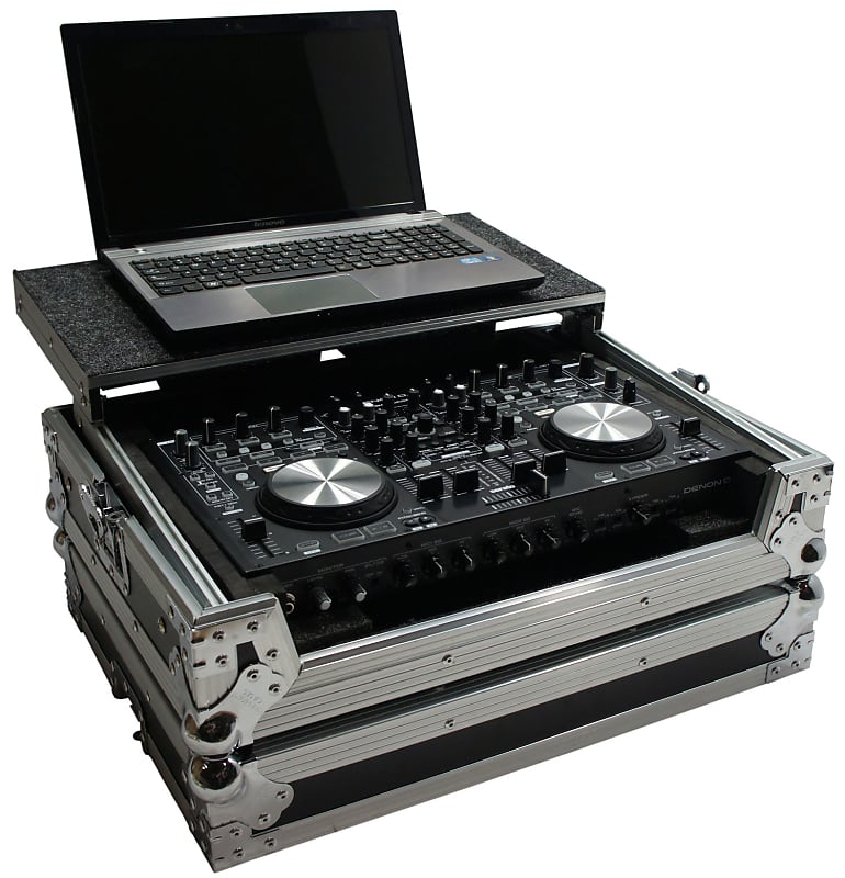 Harmony HCDNMC6000LT Flight Glide Laptop Stand DJ Case for Denon DN-MC6000 New image 1