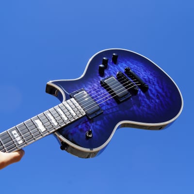 ESP E-II Eclipse - Reindeer Blue 6-String Electric Guitar w ESP E-II Eclipse - Reindeer Blue 6-String Electric Guitar w