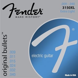 Fender Original Bullet 3150XL, Pure Nickel, Gauges .009-.040 2016