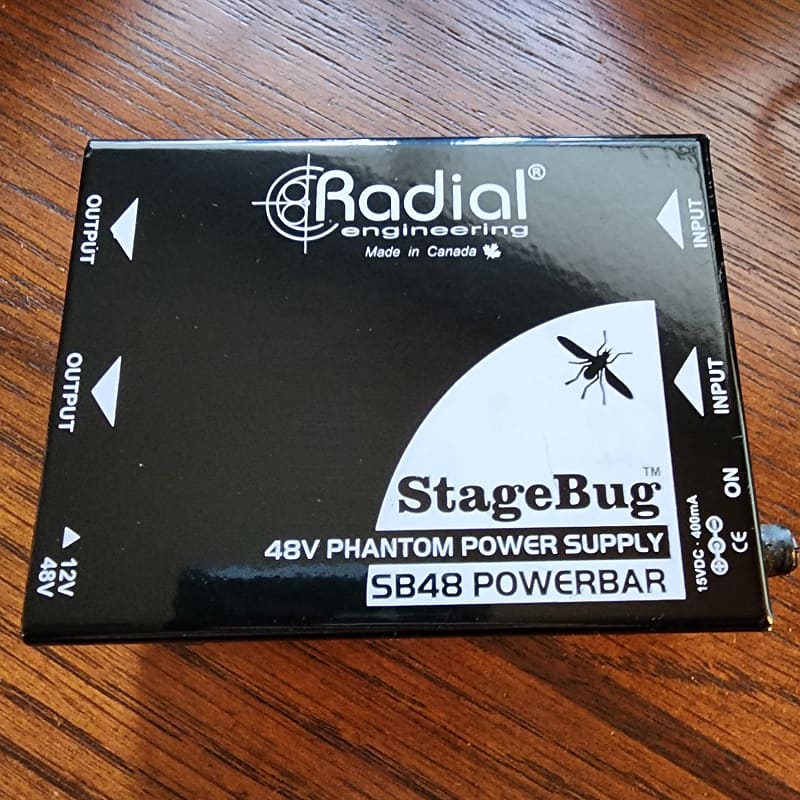 Radial Engineering SB48 Powerbar Phantom Power Supply Reverb