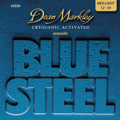 Dean Markley Blue Steel Cryogenic Medium Light 12-54 for sale