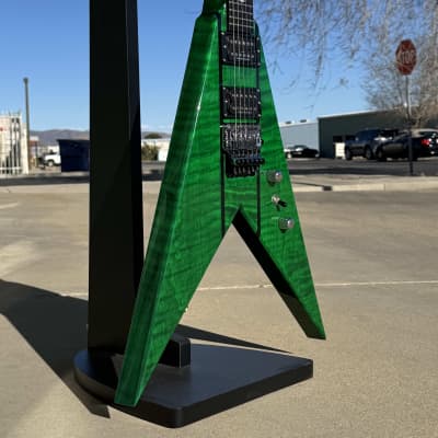 B.C. Rich Custom Shop Speed V 2025 - Transparent Green image 3