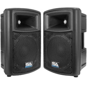 Seismic Audio NPS-10PAIR Passive 1x10" Lightweight Molded 300w Speakers (Pair)