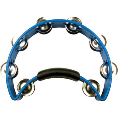 Rhythm Tech Tambourine, Blue with Nickel Jingles image 1