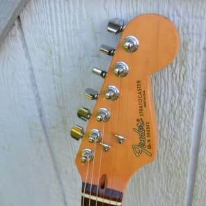 1999 Fender American Standard Stratocaster All Black image 6