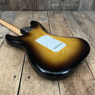 Fender Stratocaster Sunburst and Tweed Vibrolux 5F11 Amplifier One Owner Vintage 1957 image 11