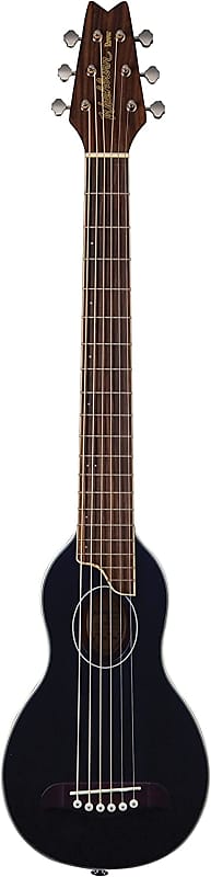 Washburn Rover 6 String Acoustic Travel Guitar (RO10SBK) - Black image 1