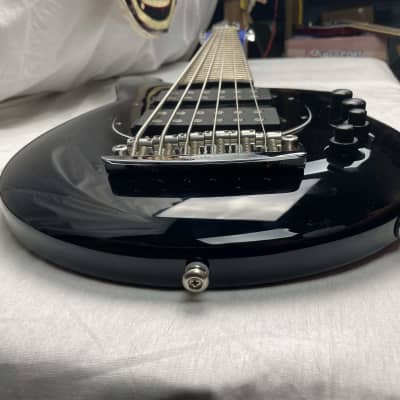 Ernie Ball Music Man Bongo 6 HH Bass with Case 2017 - Black / Rosewood image 10