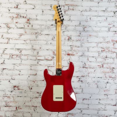 Fender 2000 Deluxe Fat Stratocaster HSS Electric Guitar, Transparent Red w/ Original Case x5216 (USED) image 8