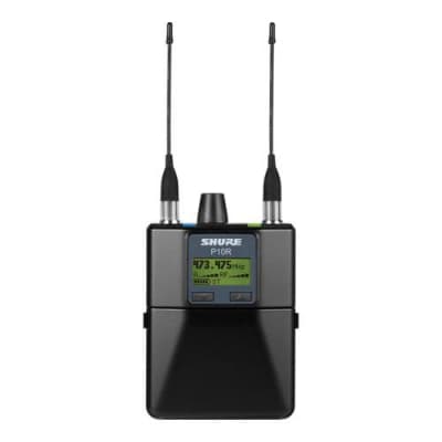 Shure P10R-G10 Wireless Bodypack Receiver for PSM1000 (G10: 470-542 MHz), 9.5 ohm Load Impedance image 1