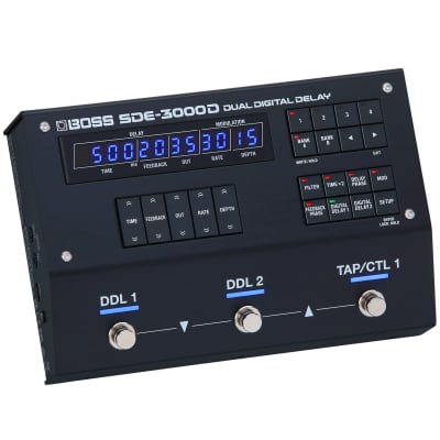 Boss SDE-3000D Dual Digital Delay Effect Pedal for sale