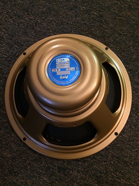 Celestion G12 Alnico Gold 12" 50w 15 Ohm Replacement Speaker image 1