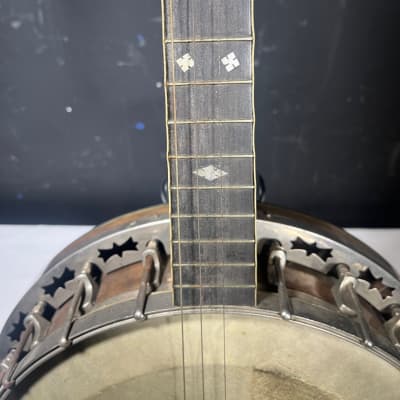 Vintage Supertone 4 string Tenor Banjo 1920-1930s Restoration Project Banjo image 4